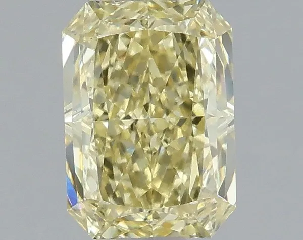 1.05ct RADIANT Fancy Intense Yellow VVS2 Coloured Lab diamond