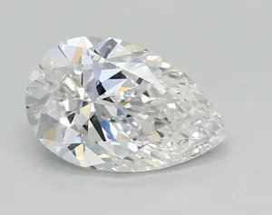 0.88ct PEAR D VVS2 Lab diamond