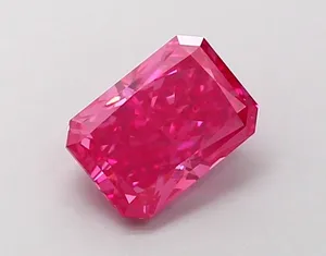1.04ct RADIANT Fancy Vivid Pink VS2 Coloured Lab diamond