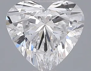 1.04ct HEART D VVS2 Lab diamond
