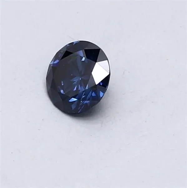 0.31ct ROUND Fancy Deep Blue VS1 Coloured Lab diamond
