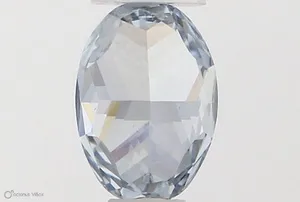 0.36ct OVAL Fancy Intense Blue VS1 Coloured Lab diamond