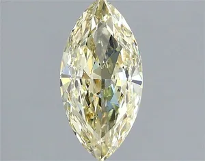 1.08ct MARQUISE Fancy Light Yellow VS2 Coloured Lab diamond