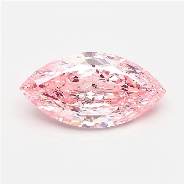 2.09ct MARQUISE Fancy Vivid Pink VVS2 Coloured Lab diamond