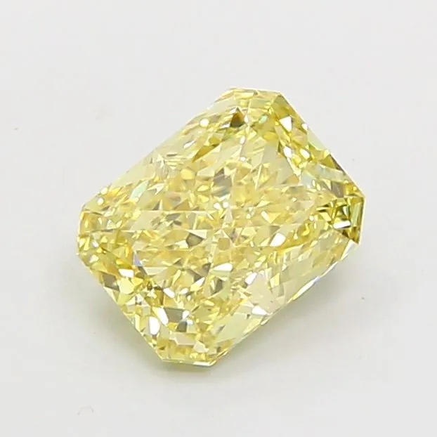 1.31ct RADIANT Fancy Intense Yellow VS1 Coloured Lab diamond