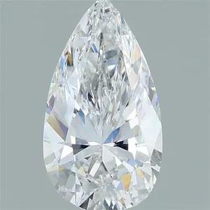 0.88ct PEAR D VVS2 Lab diamond