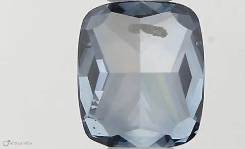 0.55ct CUSHION Fancy Vivid Blue SI2 Coloured Lab diamond