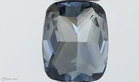 0.5ct CUSHION Fancy Deep Blue SI2 Coloured Lab diamond