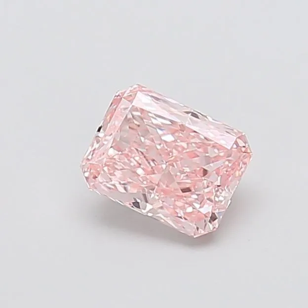 1.03ct RADIANT Fancy Vivid Pink VVS2 Coloured Lab diamond
