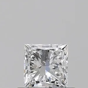 0.51ct PRINCESS E VS2 Natural diamond