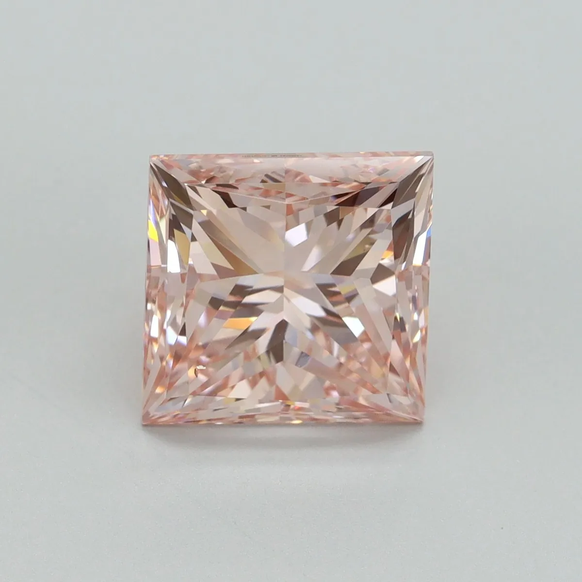 5.03ct PRINCESS Fancy Intense Pink VS2 Coloured Lab diamond