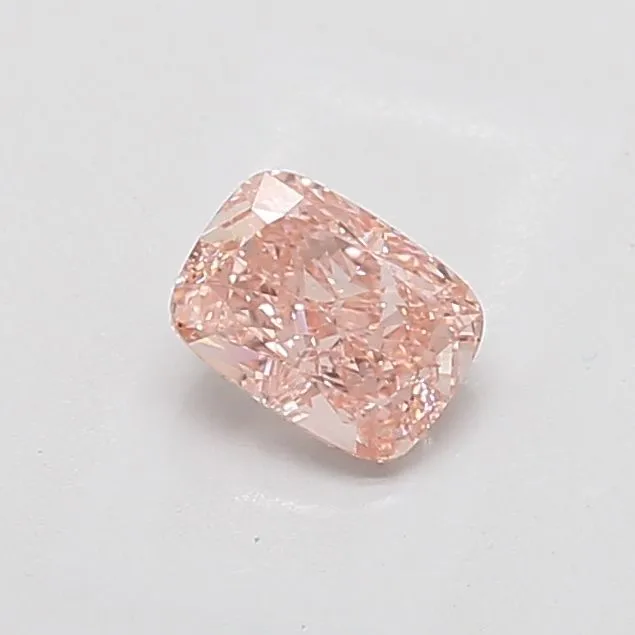 1.04ct CUSHION Fancy Intense Pink VVS2 Coloured Lab diamond
