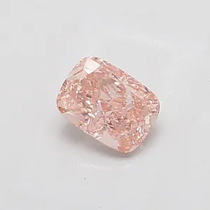 1.04ct CUSHION Fancy Intense Pink VVS2 Coloured Lab diamond