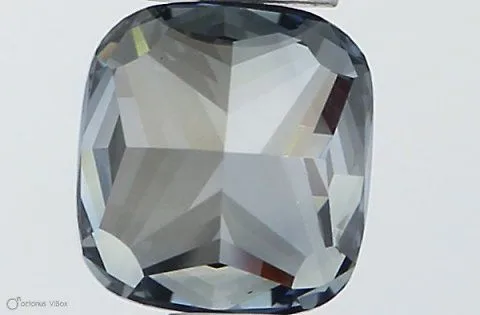 0.53ct CUSHION Fancy Vivid Blue VS2 Coloured Lab diamond