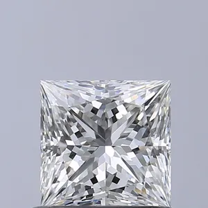 0.72ct PRINCESS F VVS1 Natural diamond