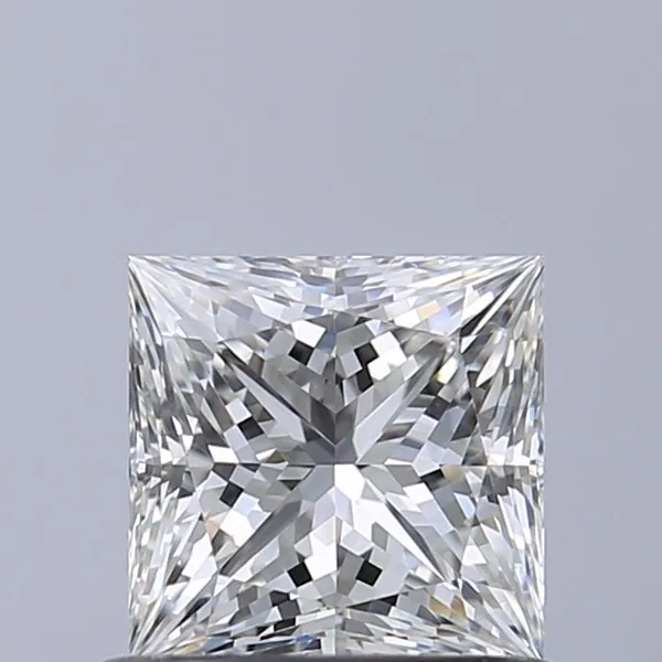 0.72ct PRINCESS F VVS1 Natural diamond