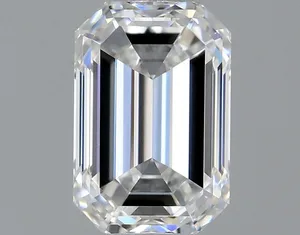 0.5ct EMERALD F VVS2 Natural diamond