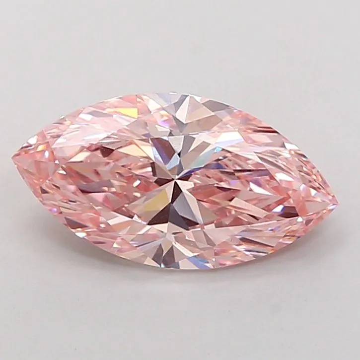2.50ct MARQUISE Fancy Vivid Pink VVS2 Coloured Lab diamond