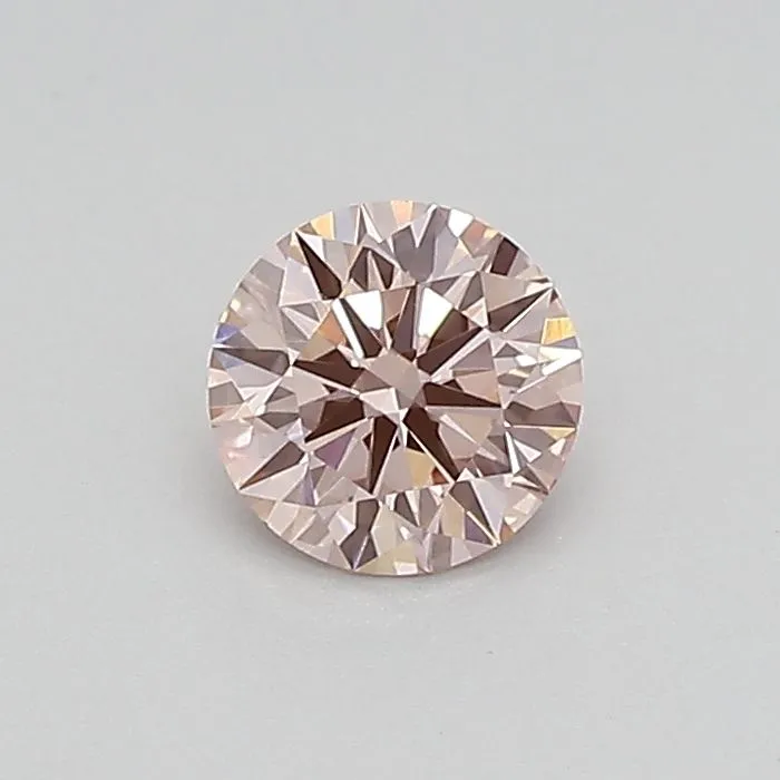 0.40ct ROUND Fancy Intense Pink VS1 Coloured Lab diamond