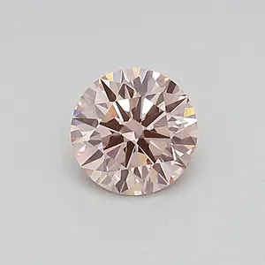 0.4ct ROUND Fancy Intense Pink VS1 Coloured Lab diamond