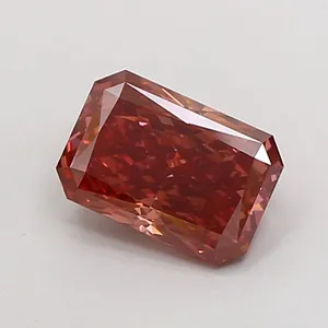 1.1ct RADIANT Fancy Deep Pink VS1 Coloured Lab diamond