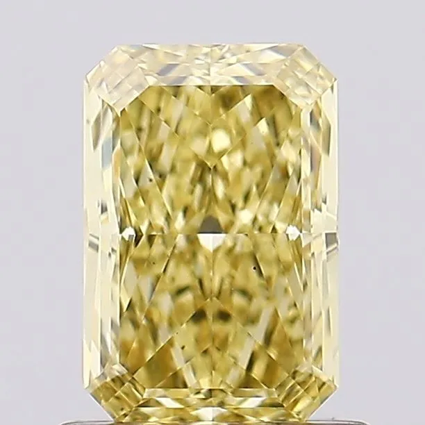 1.05ct RADIANT Fancy Intense Yellow VS1 Coloured Lab diamond