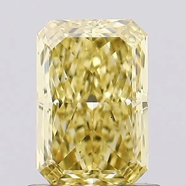 1.05ct RADIANT Fancy Intense Yellow VS1 Coloured Lab diamond