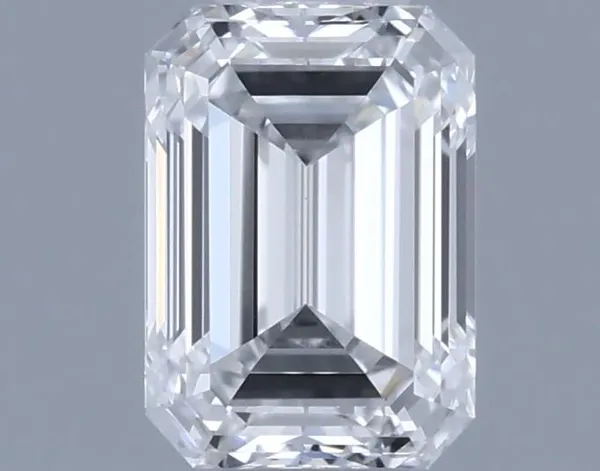 0.4ct EMERALD D VVS2 Natural diamond