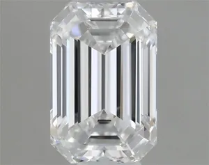 0.41ct EMERALD D VVS2 Natural diamond
