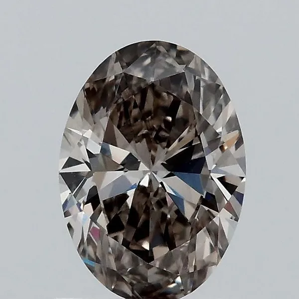 0.97ct OVAL Fancy Vivid Blue VS1 Coloured Lab diamond