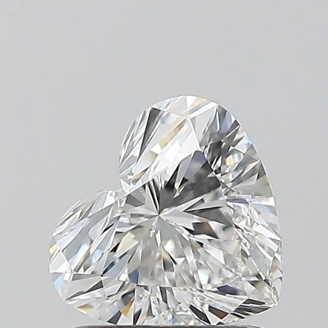 0.96ct HEART F VVS2 Natural diamond