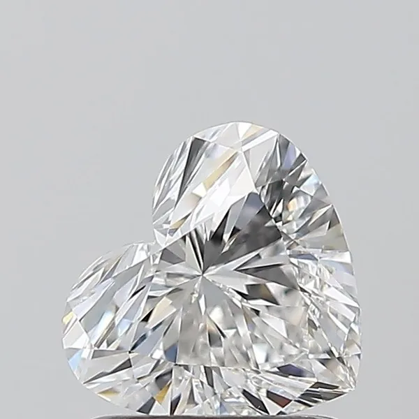 0.96ct HEART F VVS2 Natural diamond