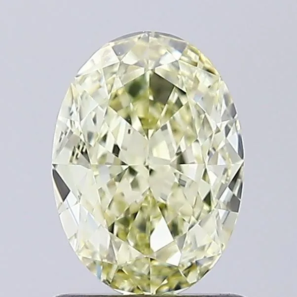 1.20ct OVAL Fancy Yellow VVS2 Coloured Lab diamond