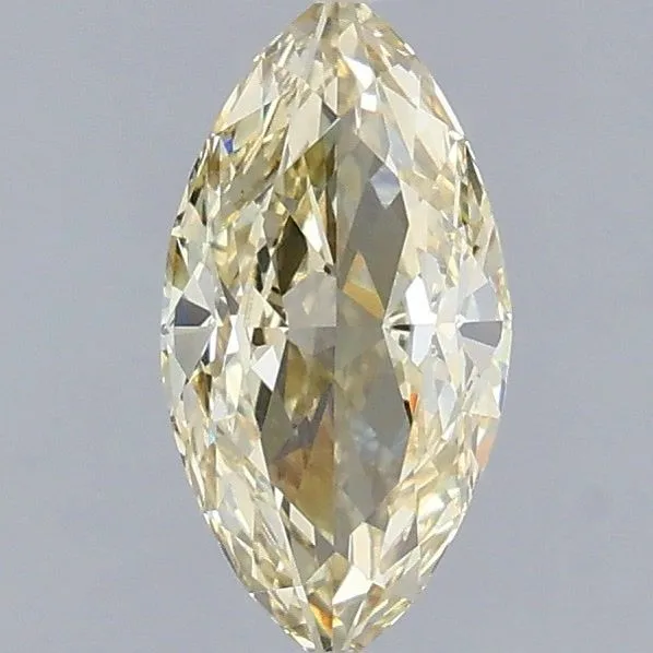1.05ct MARQUISE Fancy Light Yellow VVS2 Coloured Lab diamond