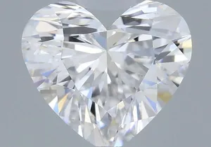 0.59ct HEART D IF Lab diamond