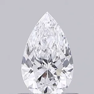 0.53ct PEAR D VVS1 Lab diamond