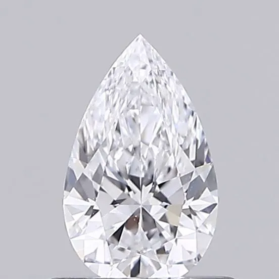 0.53ct PEAR D VVS1 Lab diamond