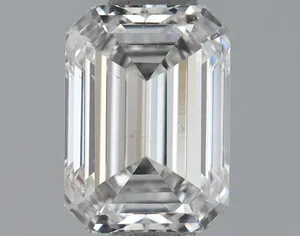 0.71ct EMERALD F VS2 Lab diamond