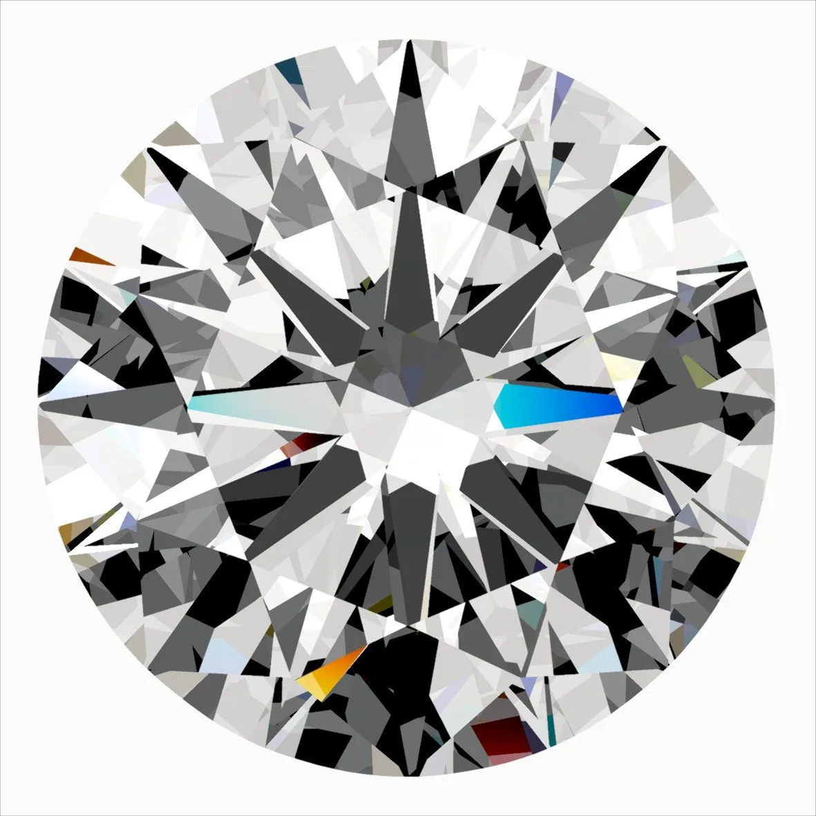 0.30ct ROUND H VS2 Natural diamond