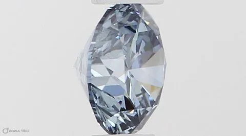 0.30ct ROUND Fancy Intense Blue VVS2 Coloured Lab diamond