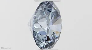 0.3ct ROUND Fancy Intense Blue VVS2 Coloured Lab diamond