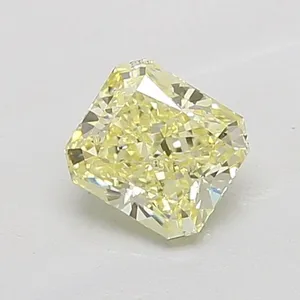 1.04ct RADIANT Fancy Yellow SI2 Coloured Lab diamond