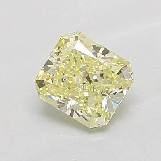 1.04ct RADIANT Fancy Yellow SI2 Coloured Lab diamond