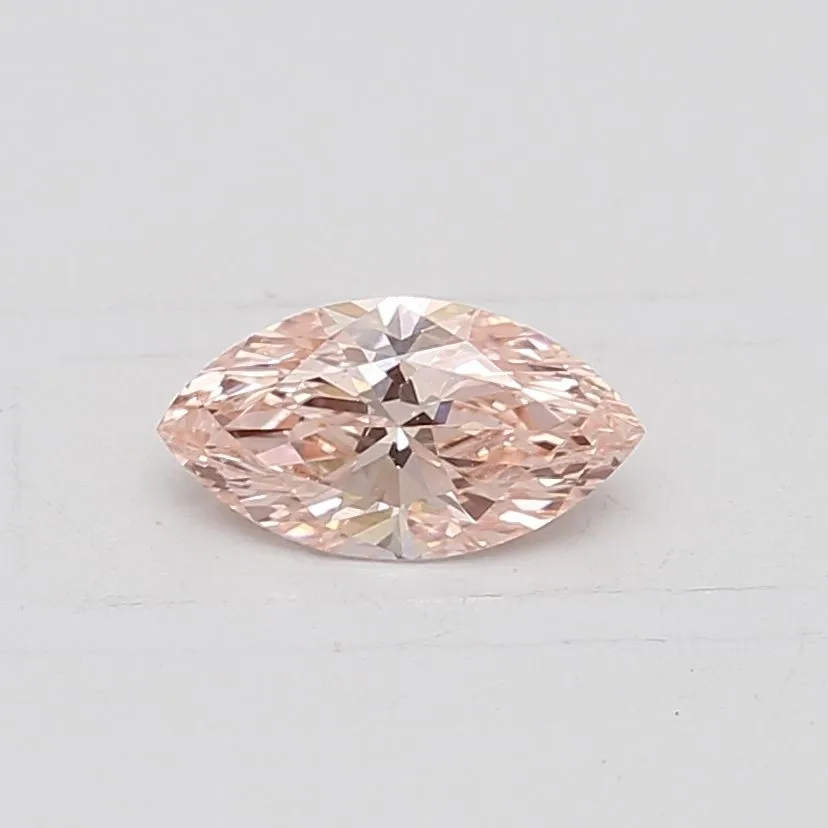 0.50ct MARQUISE Fancy Intense Pink VS1 Coloured Lab diamond