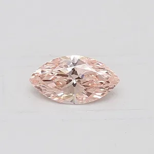 0.5ct MARQUISE Fancy Intense Pink VS1 Coloured Lab diamond