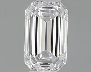 0.4ct EMERALD D VVS1 Lab diamond