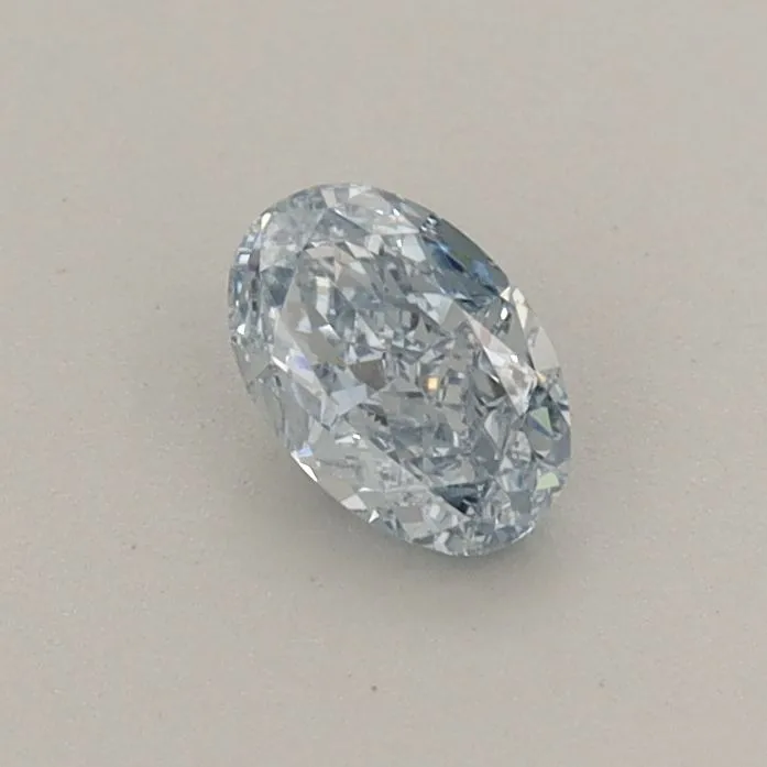 0.37ct OVAL Fancy Blue VVS1 Coloured Lab diamond