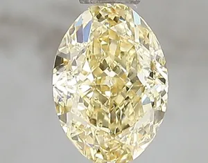 1.01ct OVAL Fancy Intense Yellow VS2 Coloured Lab diamond