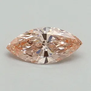 0.53ct MARQUISE Fancy Intense Pink VS2 Coloured Lab diamond