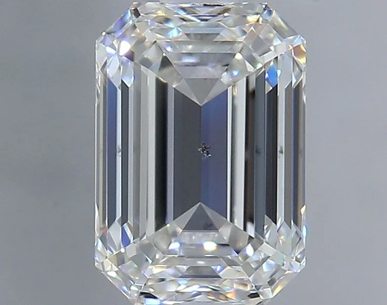 0.84ct EMERALD F SI1 Natural diamond